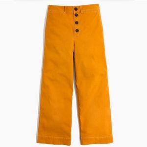 MADEWELL Emmet Cropped Wide Leg Pants